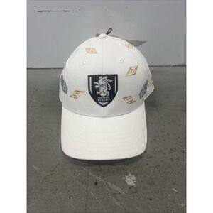 Manchester United Football Soccer Cap Umbro One Size White Adjustable Hat